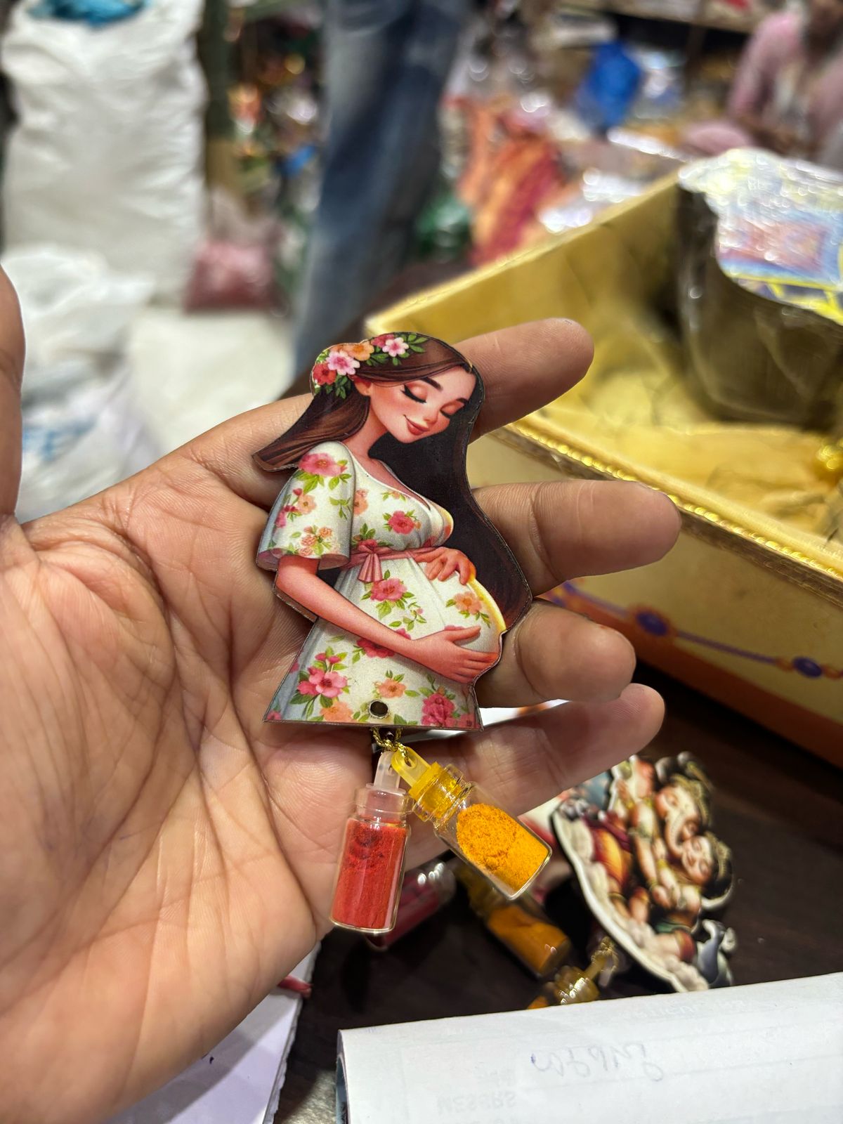 Baby shower function haldi kumkum set for traditional rituals and pooja