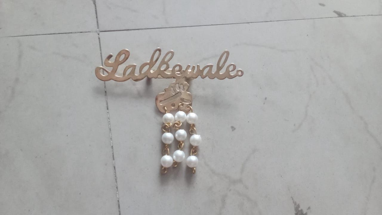Designer Ladkewale Brooch for Groom Side Family