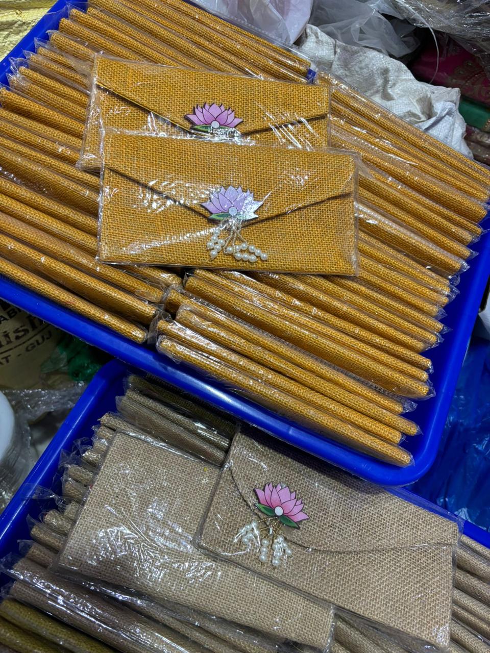 Eco friendly jute envelope for wedding shagun and gifting