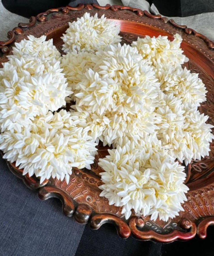 artificial scented gajra scrunchies for festivals