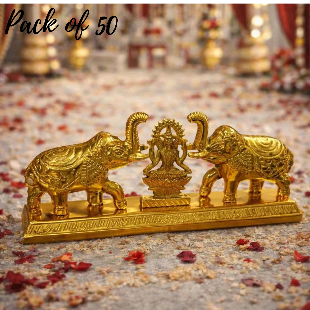 Decorative Gaj Roli Chawal Thali for Wedding, Pooja & Rakhi Rituals
