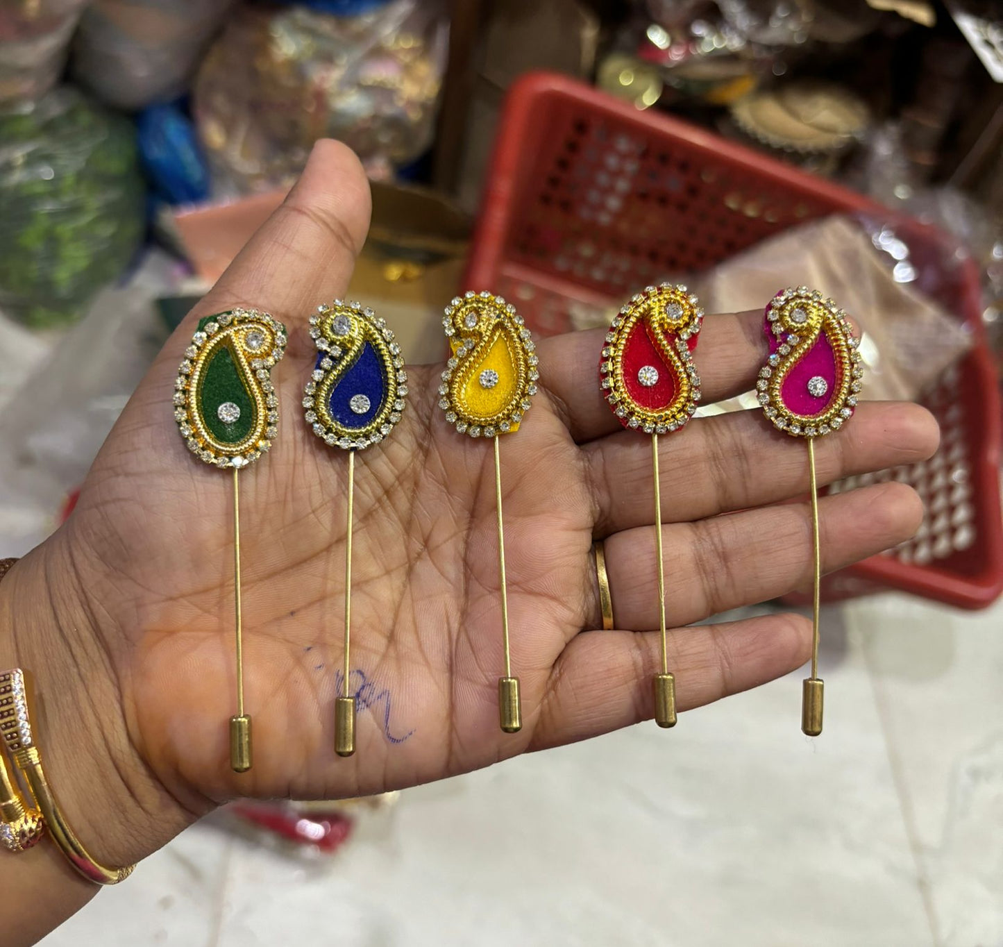 Traditional Handcrafted Ceary Lepan Pin for Ceremonies