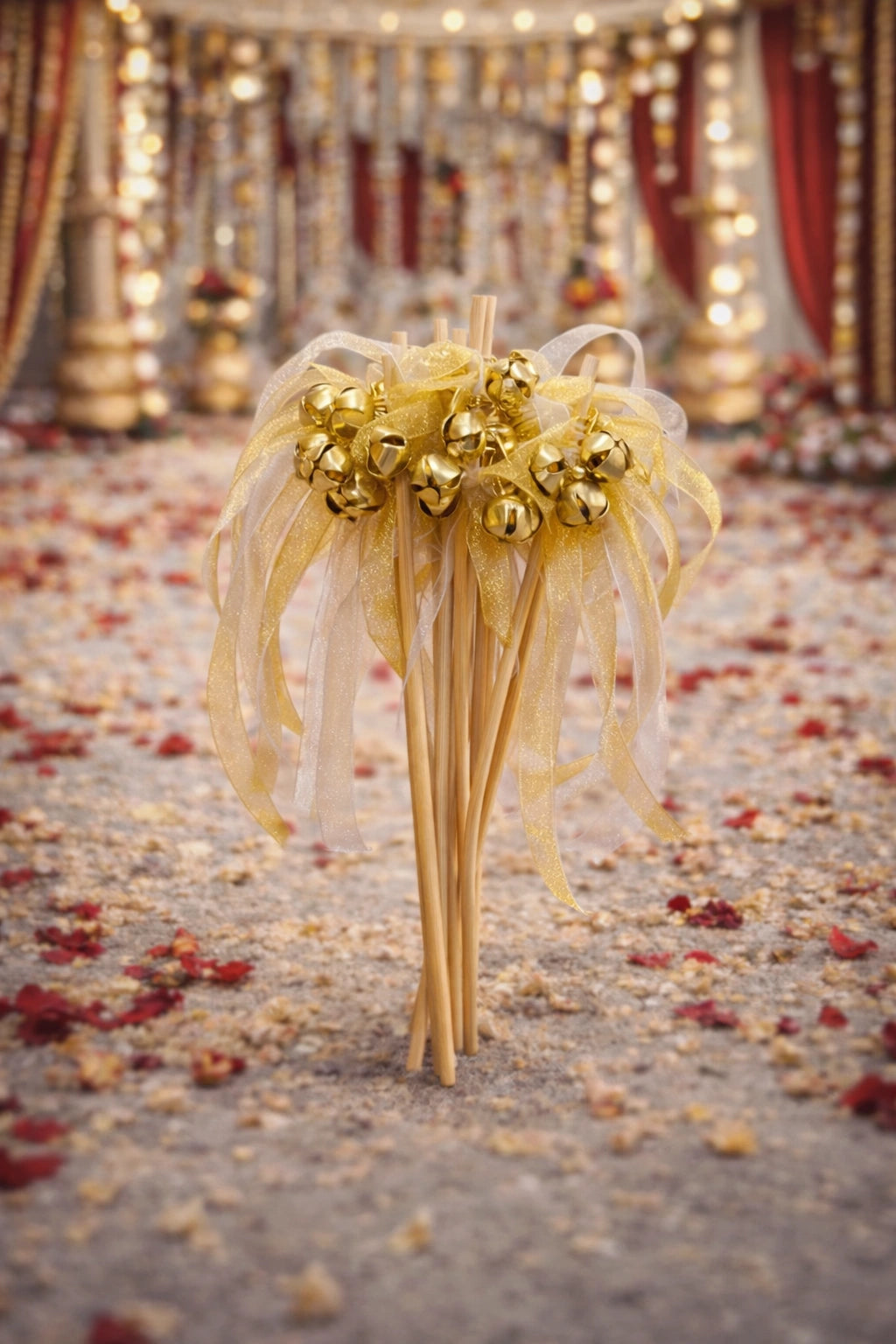 traditional wedding baraat rattles for groom entry ceremony