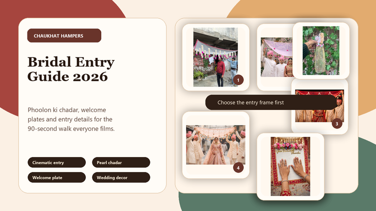Bridal Entry Guide 2026: The 90-Second Walk Everyone Films First