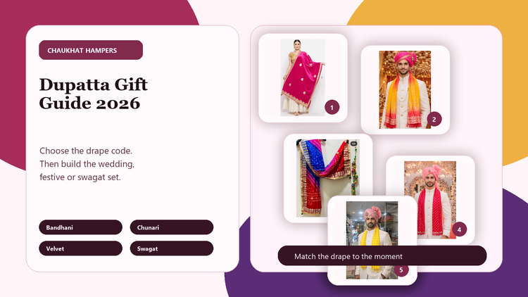 Dupatta Gift Guide 2026: The Drape Code That Makes a Wedding Look Planned