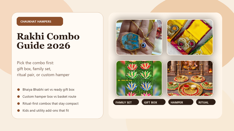 Rakhi Combo Buying Guide 2026: Gift Box vs Bhaiya Bhabhi Set vs Custom Hamper