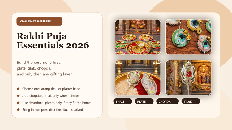Rakhi Puja Essentials Guide 2026: Build the Right Thali, Tilak and Ritual Setup Before You Add Gifts