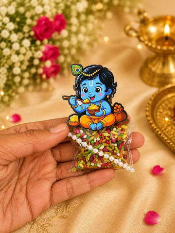 Baby Shower Mukhwas Pouches for Return Gifts | Godh Bharai Favor Bags with Mouth Freshener