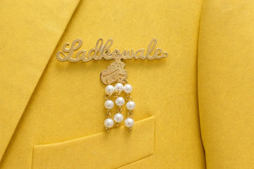 Customized Ladkewale Brooch for Wedding Function