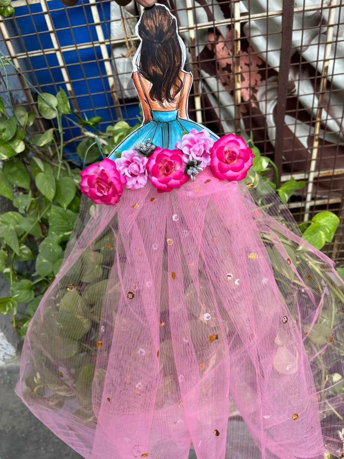 Cute Bridal Suitcase Doll for Bridal Shower and Wedding Gifts