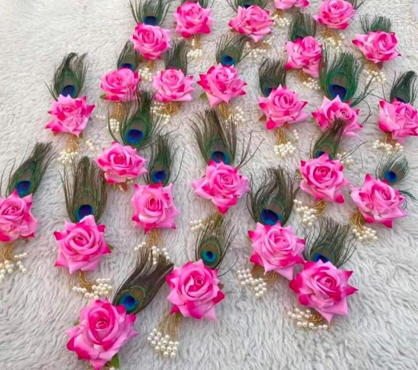 Premium rose lapel pin for wedding and formal events