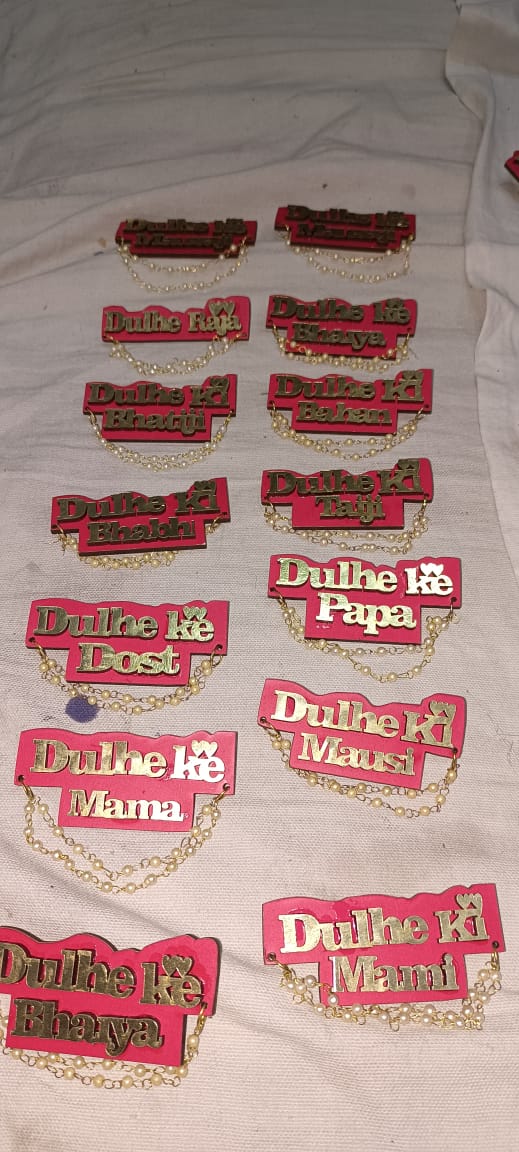 Dulhan Ki Mami personalized brooch for Indian wedding ceremonies