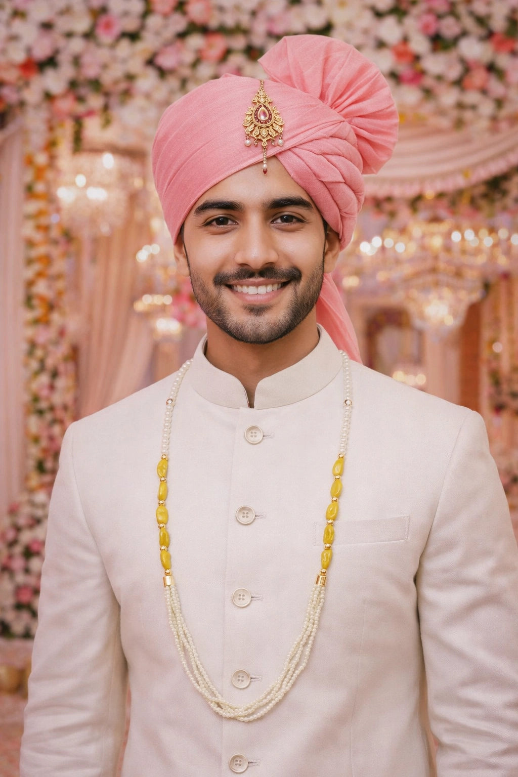 Elachi design barat swagat mala for groom welcome ceremony