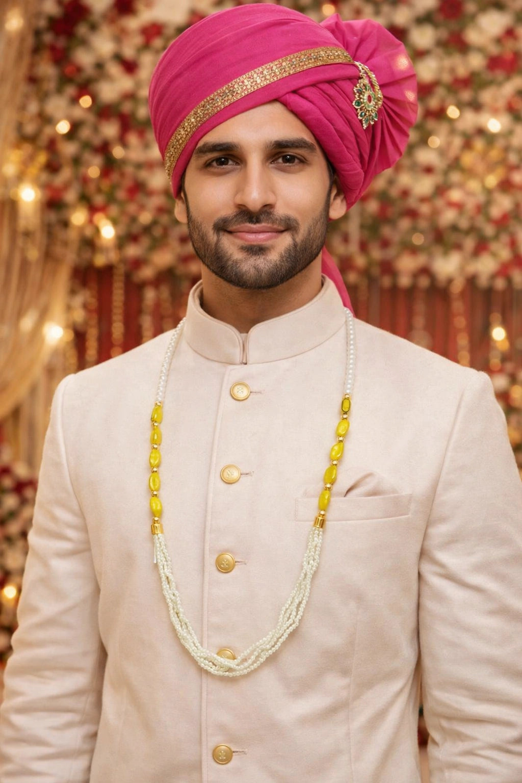 Premium elaichi barat swagat mala designed for groom welcome ceremony at Indian wedding