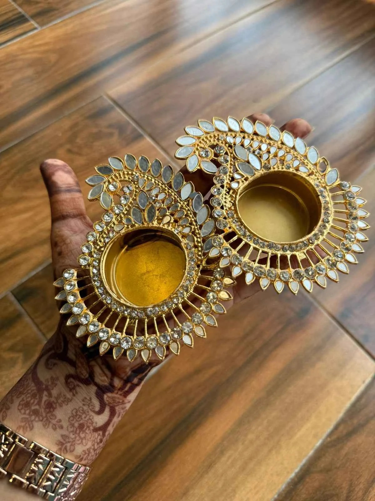 Premium Golden Diya for Diwali and Wedding Decoration