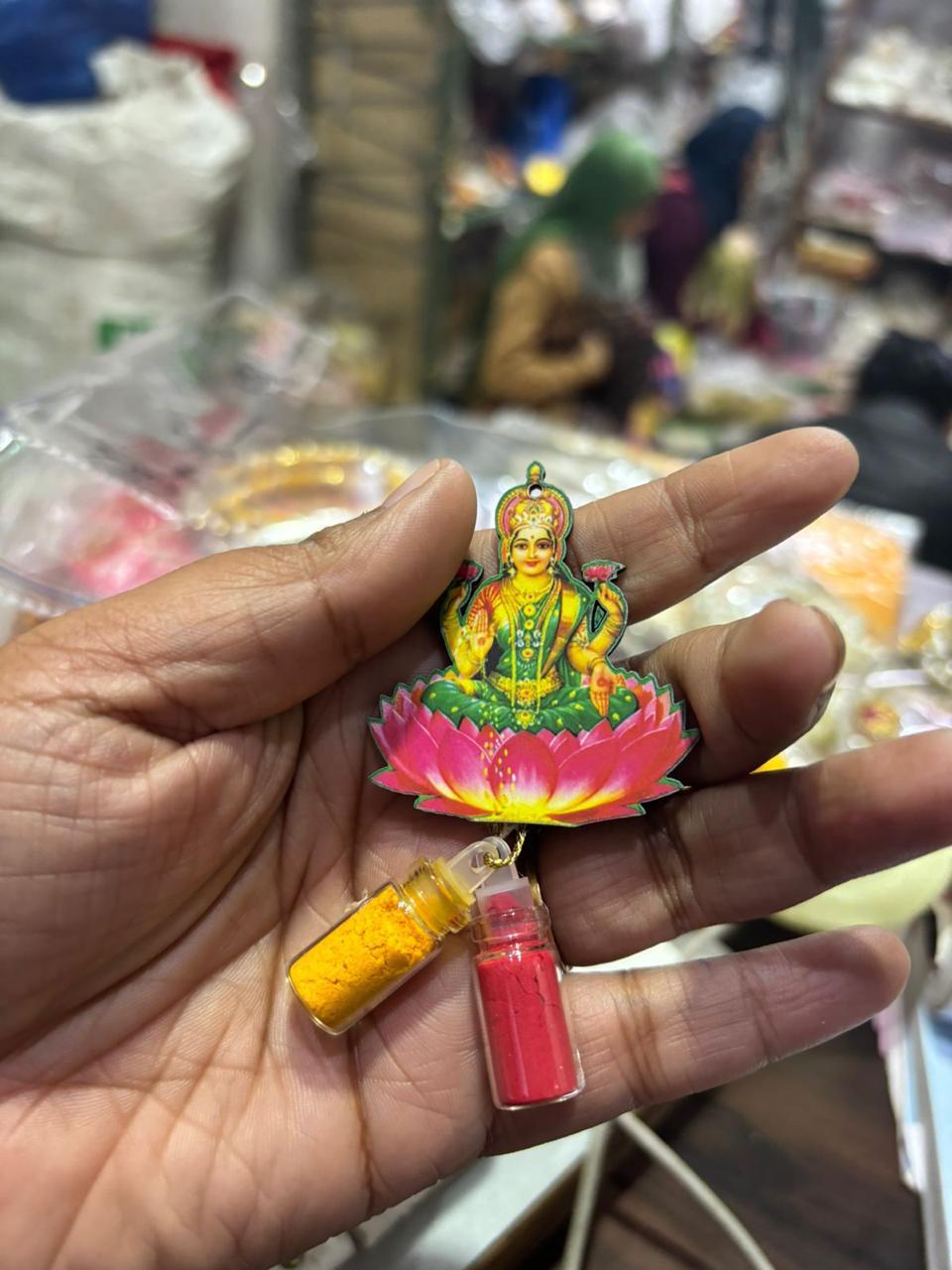 Laxmi design haldi kumkum set for pooja rituals and festivals