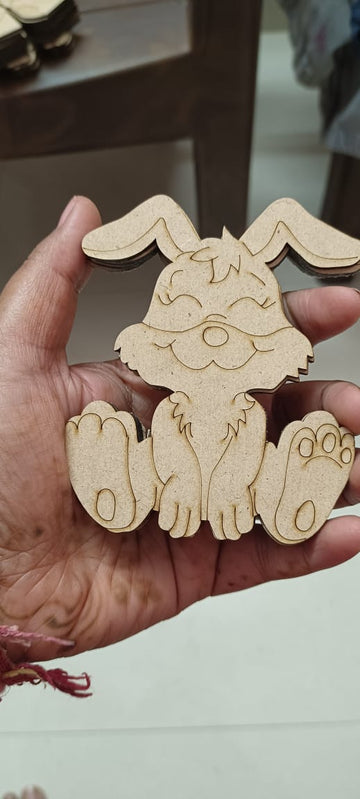 4 inch MDF cutout for kids art, craft, and colour painting activities