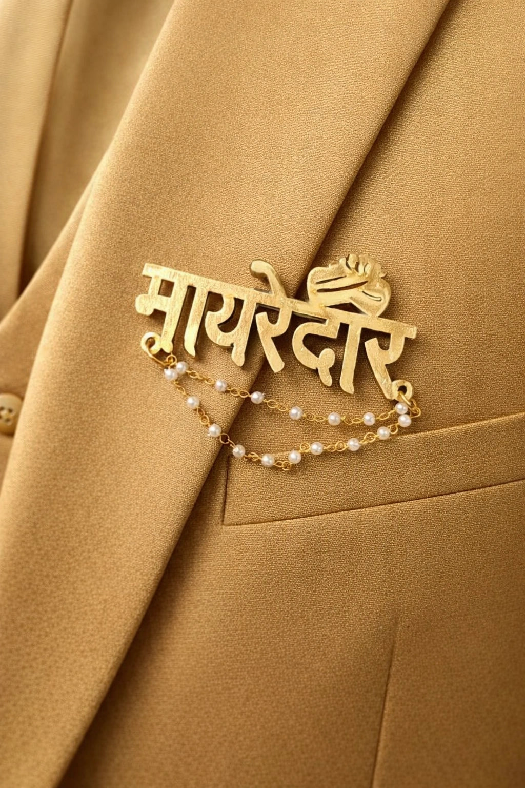 Mayareder brooch for men sherwani wedding accessory