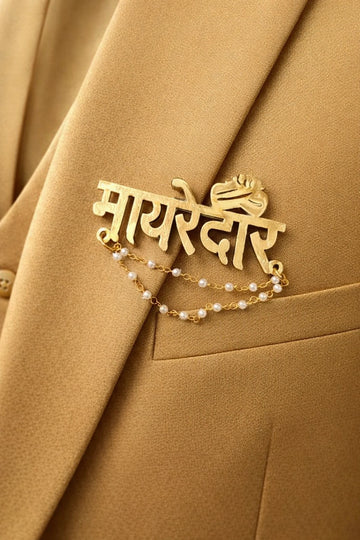 Mayareder brooch for men sherwani wedding accessory