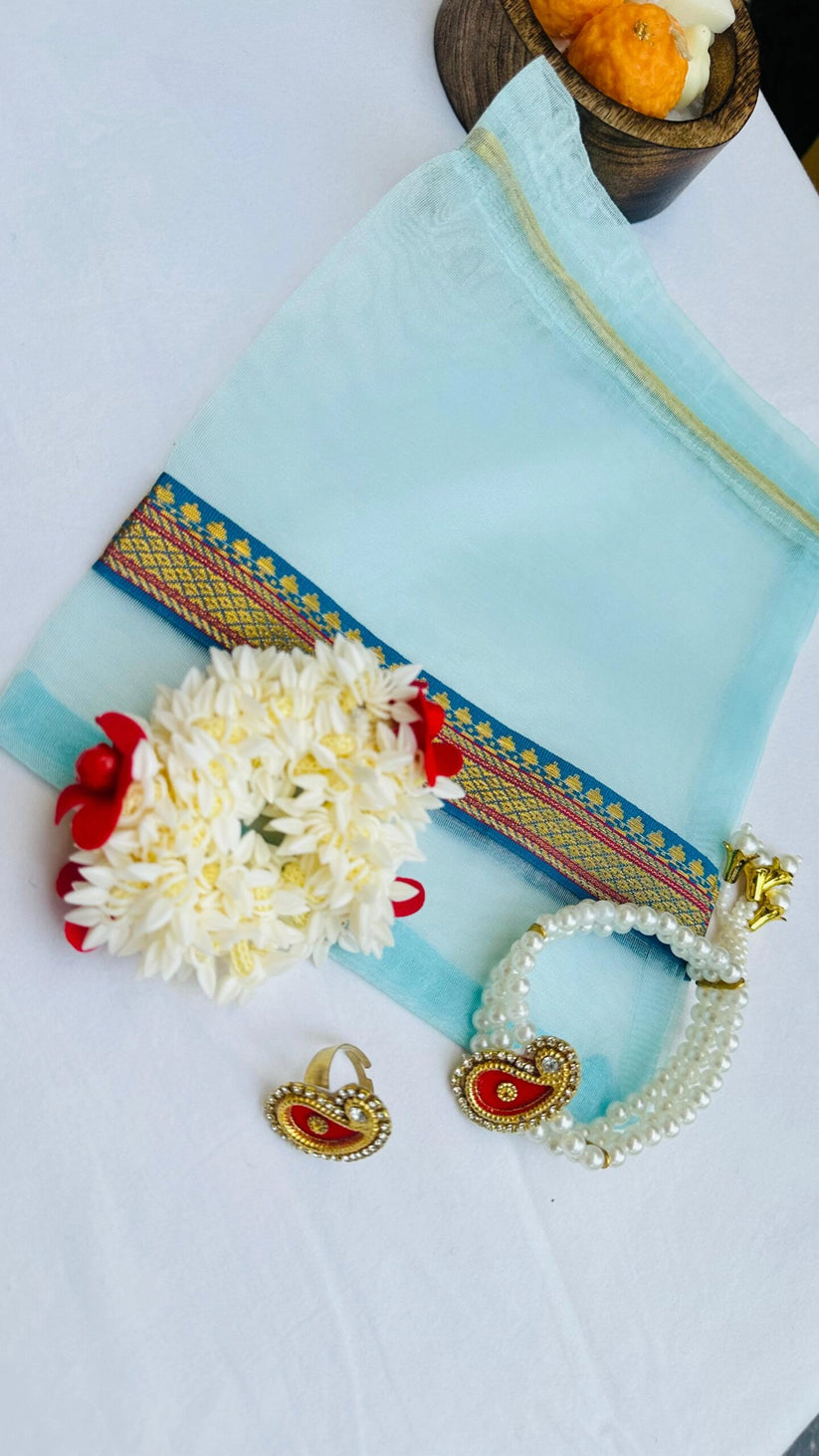 Mini hamper bag wedding return gift combo with bracelet ring and jagra for mehendi and haldi ceremony