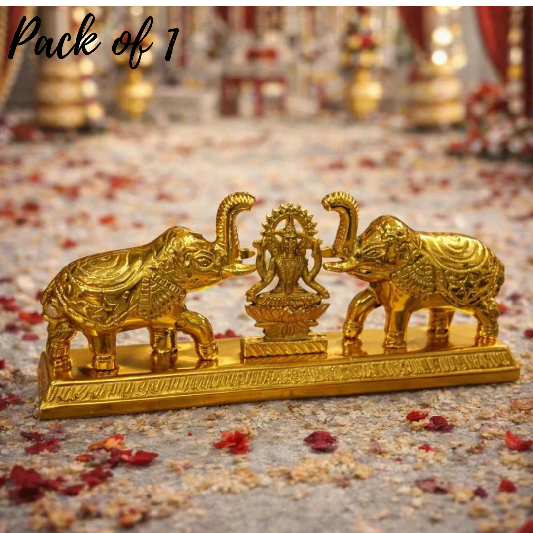 Decorative Gaj Roli Chawal Thali for Wedding, Pooja & Rakhi Rituals