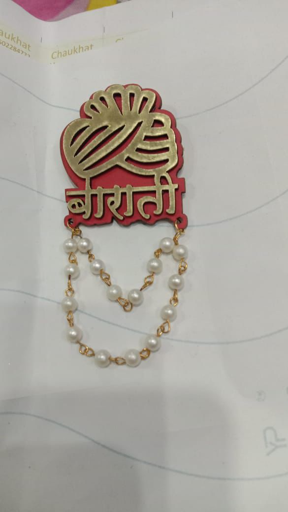 Designer Wedding Barati Brooch for Sherwani and Blazer