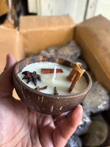 Sunflower Shape Metal Urli with Wax Candle for Festive Gifting