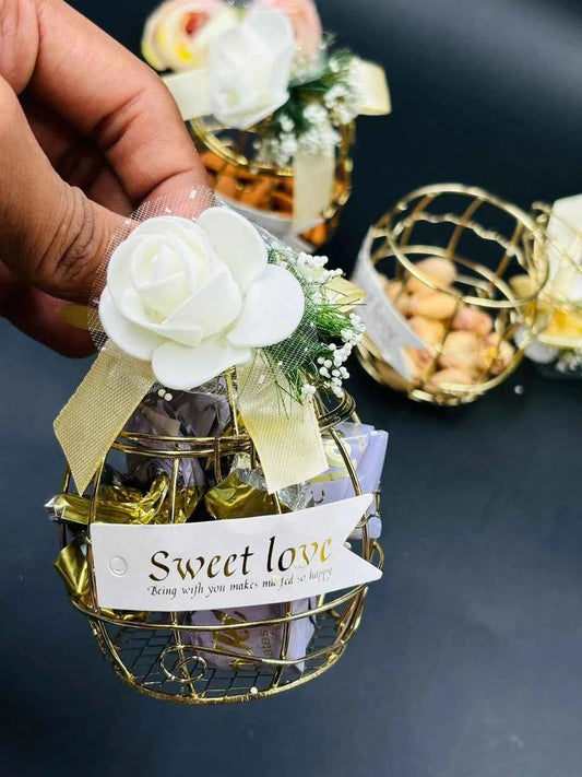 Sweet Love Dry Fruit Gift Box – Premium Dryfruit Packaging for Weddings & Festivals