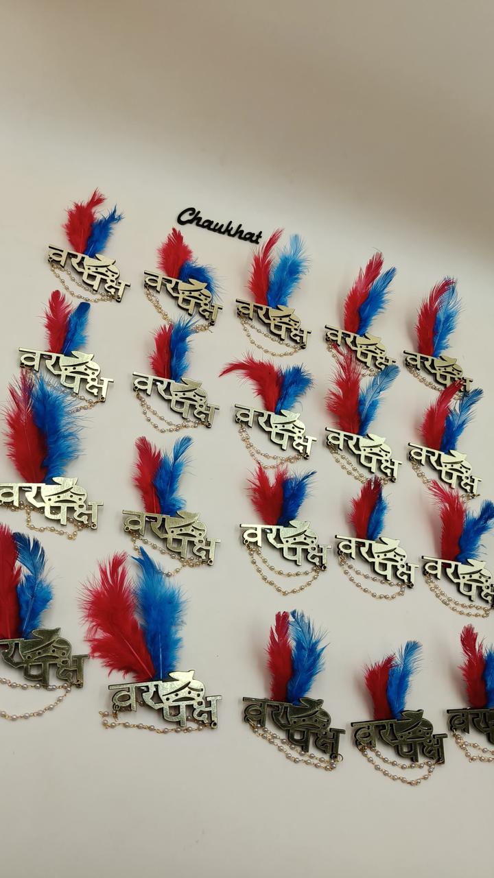 Royal Varpax brooch for safa and blazer look