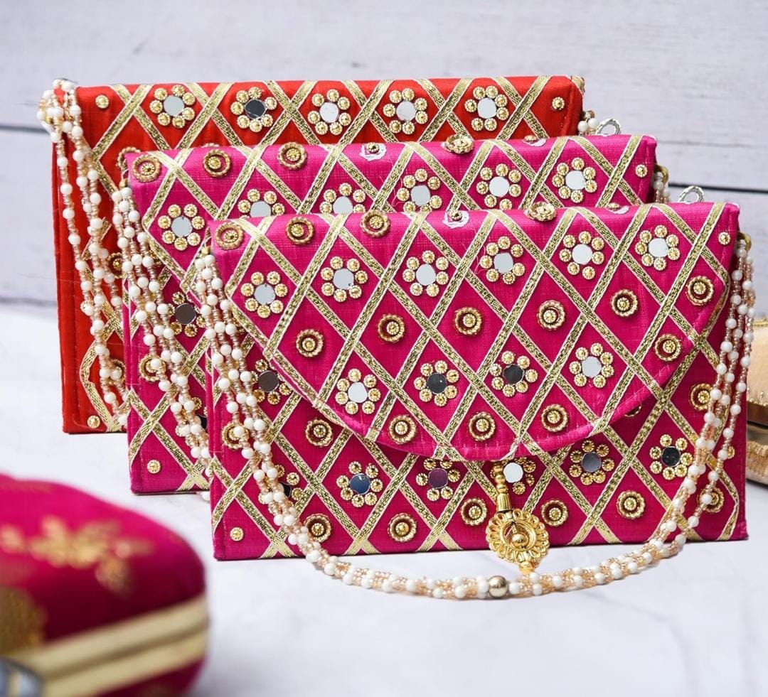 Bridal potli bag for women in traditional Indian design