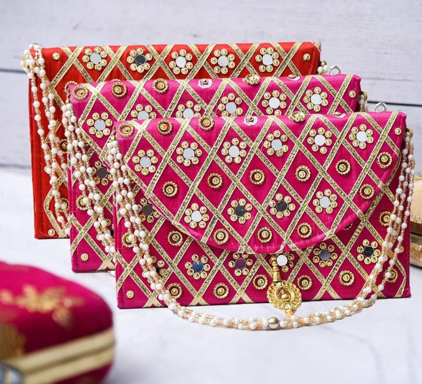 Bridal potli bag for women in traditional Indian design