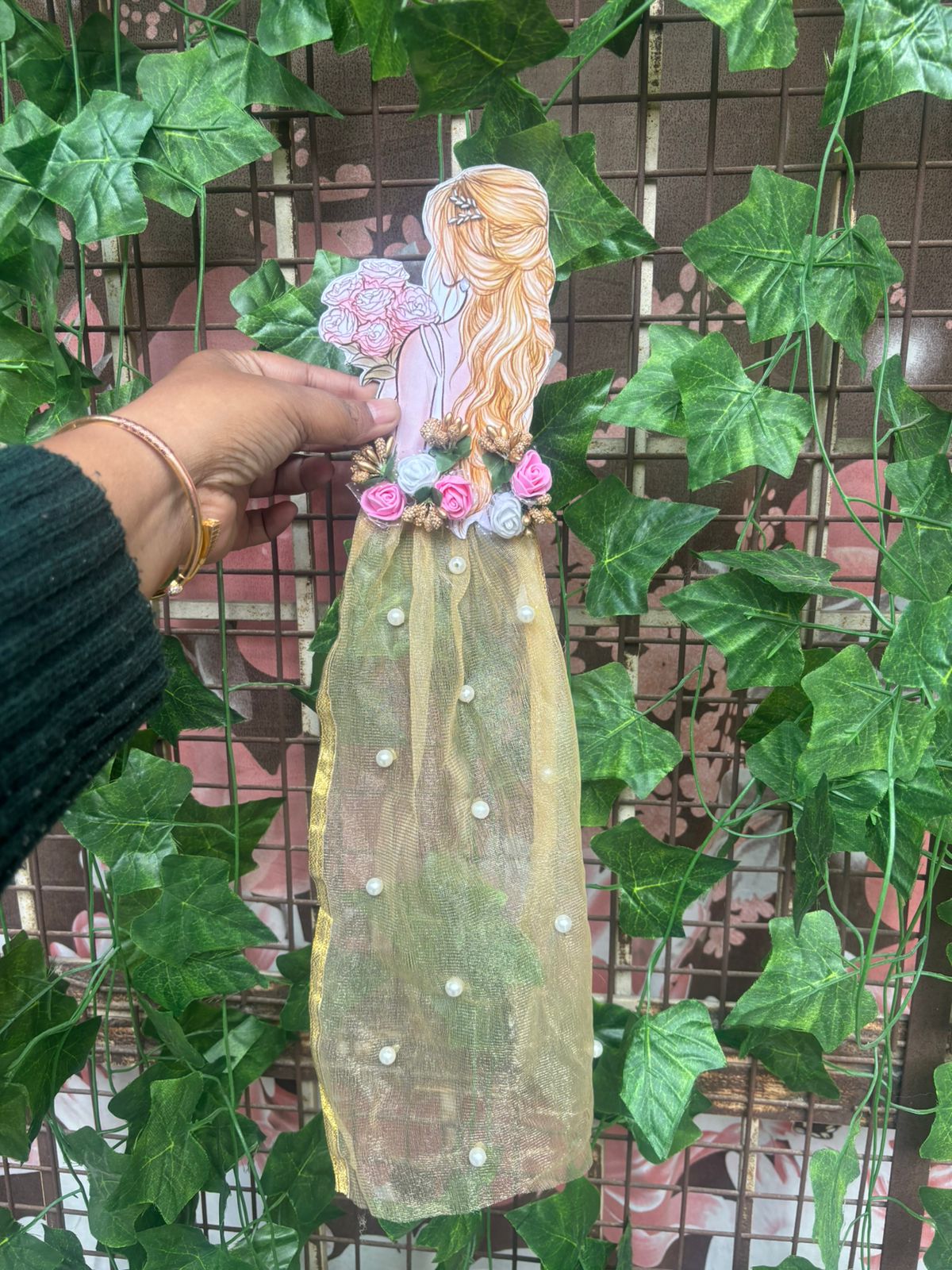 decorative suitcase topper for indian wedding gift packing