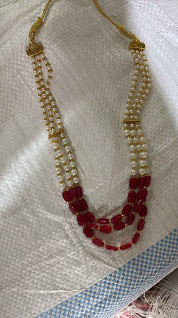 Luxury Pearl Welcome Garland for Indian Wedding Rituals