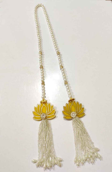 Lotus Floral Swagat Mala for Traditional Indian Weddings