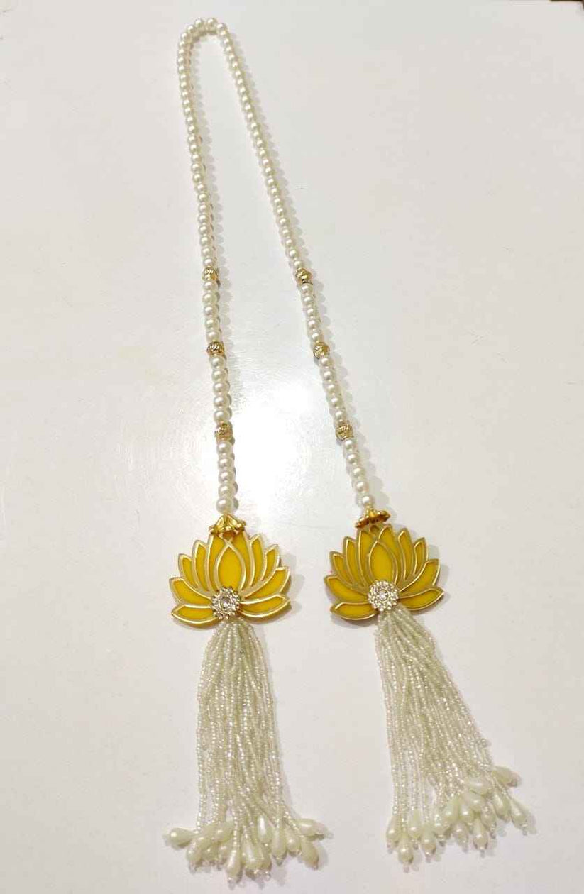 Lotus Floral Swagat Mala for Traditional Indian Weddings