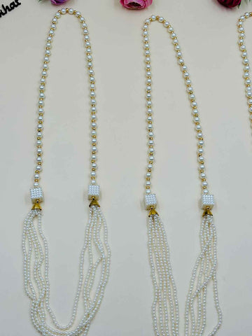 Pearl and Five Layer Design Barat Swagat Mala for Royal Welcome