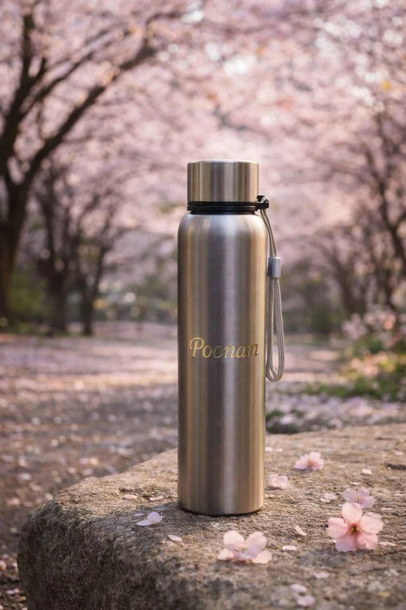 Customized Water Bottle with Name Print-Stylish Milton  Design Bottle for Kids, Office & Travel