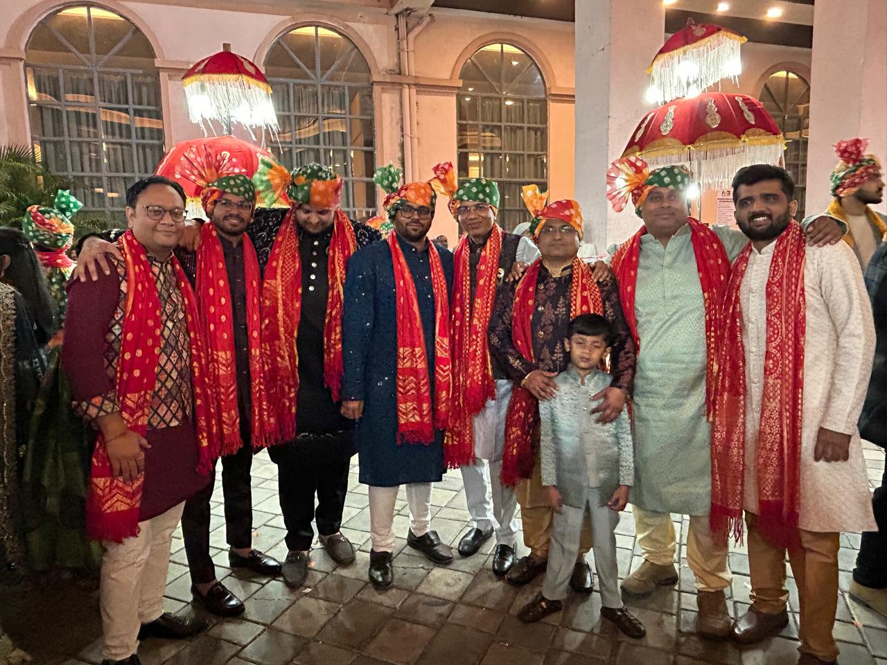 Banarasi swagat dupatta for barati welcome ceremony