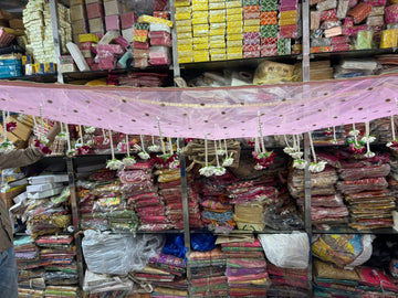 Bridal welcome chader used for bride entry ceremony at Indian wedding