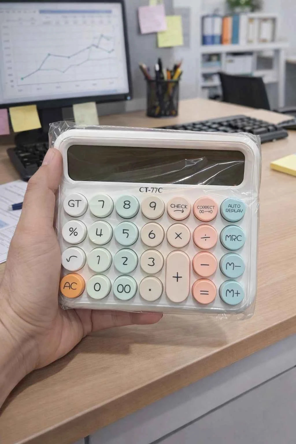 Cute Funky Calculator for Business Women Office Desk Accessory
