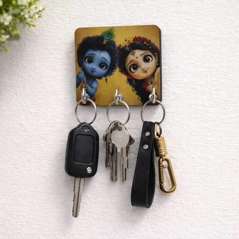 Mini Key Holder for Wall | Stylish Key Chain Stand for Entryway