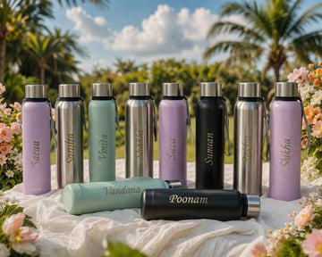 Customized Water Bottle with Name Print-Stylish Milton  Design Bottle for Kids, Office & Travel