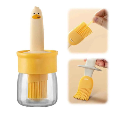 Premium Oil Brusher with Oil Container for Kitchen Cooking Tools