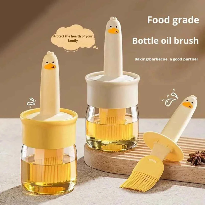 Premium Oil Brusher with Oil Container for Kitchen Cooking Tools