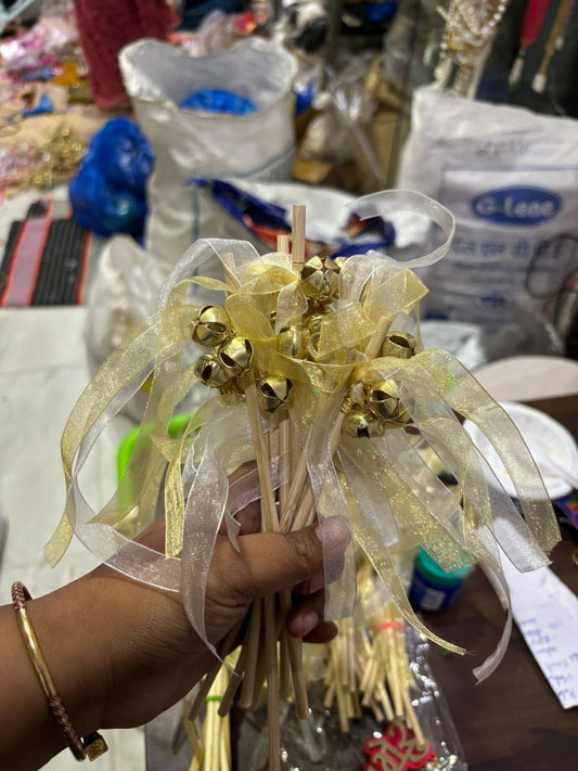 Traditional wedding designer rattle used in Indian baraat and ceremonial rituals